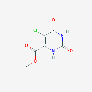 Methyl 5-chloro-2,6-dioxo-1,2,3,6-tetrahydropyrimidine-4-carboxylate