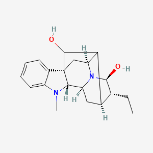 molecular formula C20H26N2O2 B1584379 (1R,9R,10S,12S,13R,14S,16S)-13-ethyl-8-methyl-8,15-diazahexacyclo[14.2.1.01,9.02,7.010,15.012,17]nonadeca-2,4,6-triene-14,18-diol CAS No. 6989-79-3