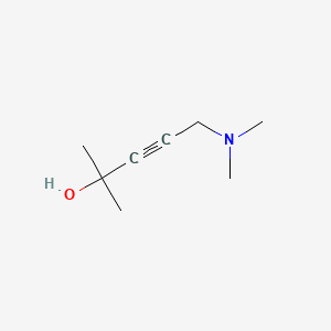 molecular formula C8H15NO B1584381 5-Dimethylamino-2-methyl-3-pentyn-2-ol CAS No. 25400-83-3