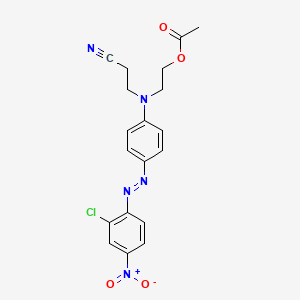 Propanenitrile, 3-[[2-(acetyloxy)ethyl][4-[(2-chloro-4-nitrophenyl)azo]phenyl]amino]-