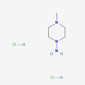 molecular formula C5H14ClN3 B1584400 4-methylpiperazin-1-amine dihydrochloride CAS No. 40675-60-3