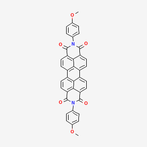 molecular formula C38H22N2O6 B1584406 蒽并[2,1,9-def:6,5,10-d'e'f']二异喹啉-1,3,8,10(2H,9H)-四酮，2,9-双(4-甲氧基苯基)- CAS No. 6424-77-7