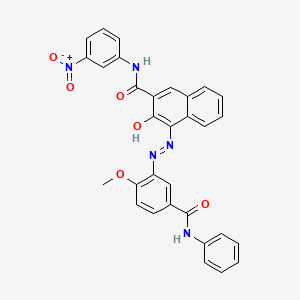 molecular formula C31H23N5O6 B1584407 C.I. Pigment Red 31 CAS No. 6448-96-0