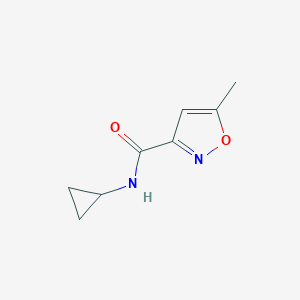molecular formula C8H10N2O2 B158442 N-Cyclopropyl-5-methylisoxazole-3-carboxamide CAS No. 135401-17-1