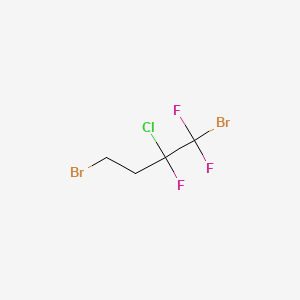molecular formula C4H4Br2ClF3 B1584429 1,4-Dibromo-2-chloro-1,1,2-trifluorobutane CAS No. 378-13-2
