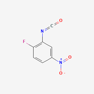 molecular formula C7H3FN2O3 B1584436 2-Fluoro-5-nitrophenyl isocyanate CAS No. 68622-14-0