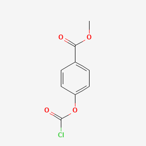 molecular formula C9H7ClO4 B1584442 4-Methoxycarbonylphenyl chloroformate CAS No. 31140-40-6