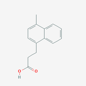 molecular formula C14H14O2 B1584449 3-(4-Methylnaphthalen-1-yl)propanoic acid CAS No. 76673-34-2