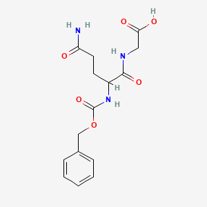 molecular formula C15H19N3O6 B1584451 Z-GLN-GLY-OH CAS No. 6610-42-0