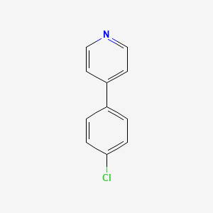 molecular formula C11H8ClN B1584452 4-(4-Chlorophenyl)pyridine CAS No. 5957-96-0