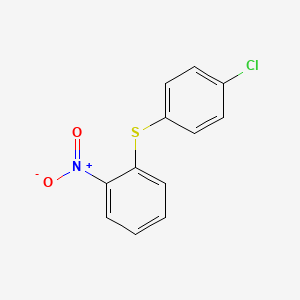 molecular formula C12H8ClNO2S B1584462 1-(4-Chlorophenyl)sulfanyl-2-nitrobenzene CAS No. 6764-10-9