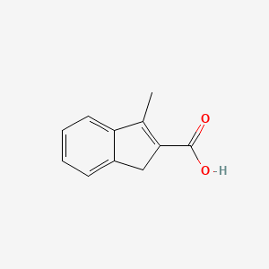 molecular formula C11H10O2 B1584472 3-Methylindene-2-carboxylic acid CAS No. 34225-81-5