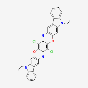 molecular formula C34H22Cl2N4O2 B1584481 Carbazole Violet CAS No. 6358-30-1