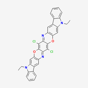 molecular formula C34H22Cl2N4O2 B1584481 C.I. Pigment Violet 23 CAS No. 6358-30-1