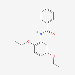 molecular formula C17H19NO3 B1584486 2',5'-Diethoxybenzanilide CAS No. 92-22-8