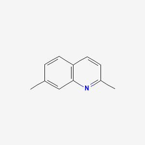 molecular formula C11H11N B1584490 2,7-Dimethylquinoline CAS No. 93-37-8