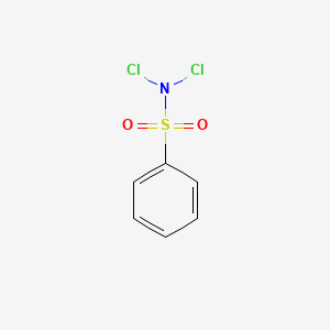 molecular formula C6H5Cl2NO2S B1584498 N,N-二氯苯磺酰胺 CAS No. 473-29-0