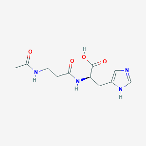 molecular formula C11H16N4O4 B015845 N-Acetylcarnosine CAS No. 56353-15-2