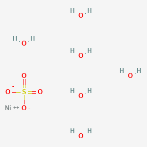 molecular formula H12NiO10S B158450 Nickel sulfate hexahydrate CAS No. 10101-97-0