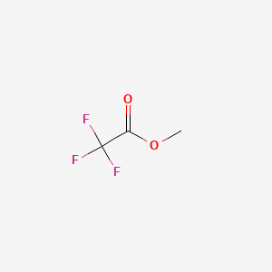 molecular formula C3H3F3O2 B1584507 三氟乙酸甲酯 CAS No. 431-47-0