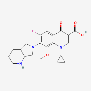 molecular formula C21H24FN3O4 B1584509 Moxifloxacin CAS No. 354812-41-2