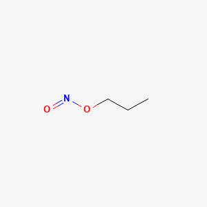 molecular formula C3H7NO2 B1584513 Propyl nitrite CAS No. 543-67-9