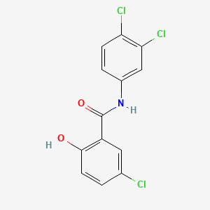 molecular formula C13H8Cl3NO2 B1584515 3',4',5-Trichlorosalicylanilide CAS No. 642-84-2