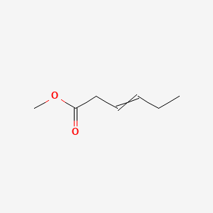 molecular formula C7H12O2 B1584517 3-Hexenoic acid, methyl ester CAS No. 2396-78-3