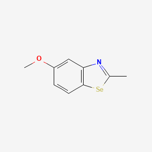 molecular formula C9H9NOSe B1584546 5-甲氧基-2-甲基苯并硒唑 CAS No. 2946-17-0