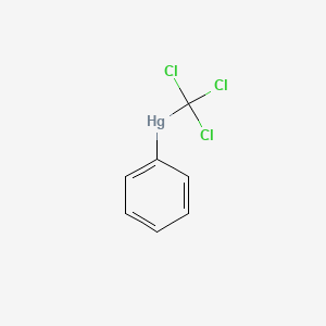 molecular formula C7H5Cl3Hg B1584556 Phenyl(trichloromethyl)mercury CAS No. 3294-57-3