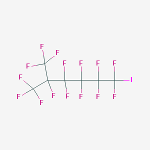 molecular formula C7F15I B1584558 1,1,1,2,3,3,4,4,5,5,6,6-Dodecafluoro-6-iodo-2-(trifluoromethyl)hexane CAS No. 3486-08-6