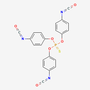 molecular formula C21H12N3O6PS B1584562 三(4-异氰酸苯基)硫代磷酸酯 CAS No. 4151-51-3