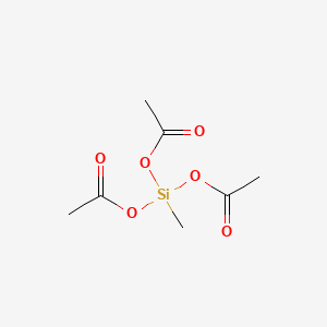 molecular formula C7H12O6Si B1584567 Methyltriacetoxysilane CAS No. 4253-34-3