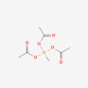 molecular formula C7H12O6Si B1584567 Triacetoxy(methyl)silane CAS No. 4253-34-3