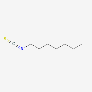 molecular formula C8H15NS B1584569 庚基异硫氰酸酯 CAS No. 4426-83-9