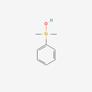 molecular formula C8H12OSi B1584577 二甲基苯基硅醇 CAS No. 5272-18-4