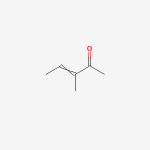 molecular formula C6H10O B1584578 3-甲基戊-3-烯-2-酮 CAS No. 565-62-8