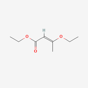molecular formula C8H14O3 B1584579 3-乙氧基-2-丁烯酸乙酯 CAS No. 998-91-4
