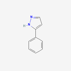molecular formula C9H8N2 B1584583 3-苯基-1H-吡唑 CAS No. 2458-26-6