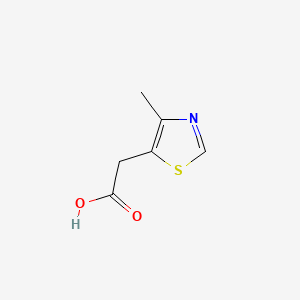 molecular formula C6H7NO2S B1584597 4-甲基-5-噻唑乙酸 CAS No. 5255-33-4
