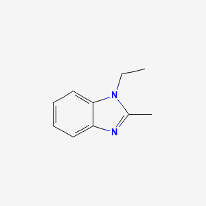 molecular formula C10H12N2 B1584598 1-乙基-2-甲基苯并咪唑 CAS No. 5805-76-5