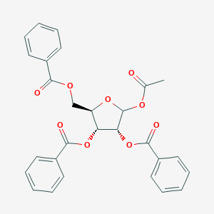 molecular formula C28H24O9 B015846 1-O-Acetyl-2,3,5-tri-O-benzoyl-D-ribofuranose CAS No. 14215-97-5