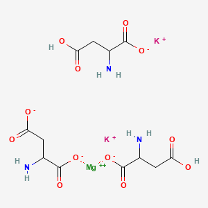 molecular formula C12H17K2MgN3O12 B1584608 Tromcardin CAS No. 8076-65-1