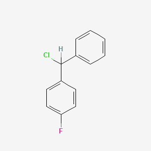 molecular formula C13H10ClF B1584611 4-Fluorobenzhydryl chloride CAS No. 365-21-9