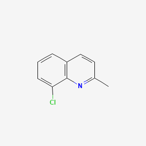 molecular formula C10H8ClN B1584612 8-氯-2-甲基喹啉 CAS No. 3033-82-7