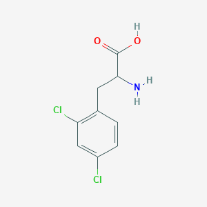 molecular formula C9H9Cl2NO2 B1584613 2-Amino-3-(2,4-dichlorophenyl)propanoic acid CAS No. 5472-68-4