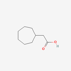 molecular formula C9H16O2 B1584614 2-Cycloheptylacetic acid CAS No. 4401-20-1