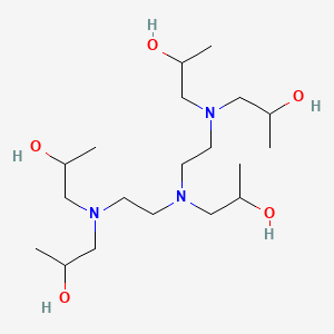 molecular formula C19H43N3O5 B1584618 2-丙醇，1,1',1'',1'''-[[(2-羟丙基)亚氨基]双(2,1-乙二胺亚硝基)]四- CAS No. 17121-34-5