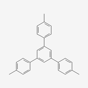 molecular formula C27H24 B1584622 4,4''-Dimethyl-5'-(p-tolyl)-1,1':3',1''-terphenyl CAS No. 50446-43-0
