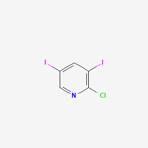 molecular formula C5H2ClI2N B1584623 2-Chloro-3,5-diiodopyridine CAS No. 856169-60-3